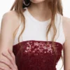 Kombiniertes Midikleid Kombiniertes Midikleid