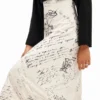 Kombiniertes Midikleid Kombiniertes Midikleid