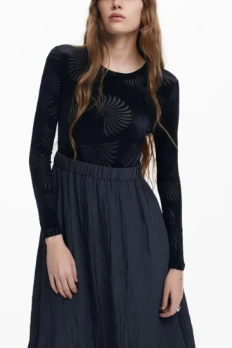 Kombiniertes Print-Kleid