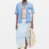Kurzarm-Patchwork-Hemd Kurzarm-Patchwork-Hemd