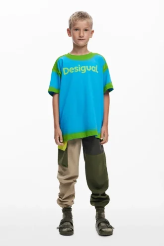Kurzarm-T-Shirt mit Farbverlauf