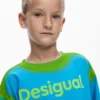 Kurzarm-T-Shirt mit Farbverlauf