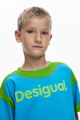 Kurzarm-T-Shirt mit Farbverlauf