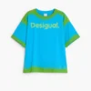 Kurzarm-T-Shirt mit Farbverlauf