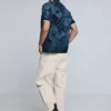 Kurzarm-T-Shirt mit Mosaikmuster