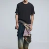 Kurzarm-T-Shirt mit Nahtdetails Kurzarm-T-Shirt mit Nahtdetails