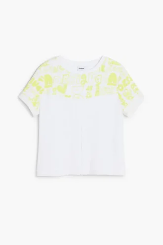 Kurzarm-T-Shirt mit Schriftzug