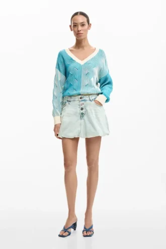 Kurzer Jeansrock