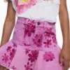 Kurzer Jeansrock mit Blumenmuster