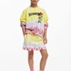 Kurzer Rock im Tie-Dye-Stil Kurzer Rock im Tie-Dye-Stil