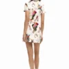 Kurzes Collage-Kleid