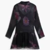 Kurzes Kleid aus Tüll mit Pixelprint