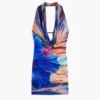 Kurzes Kleid „Flower Water“