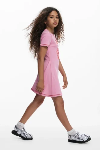 Kurzes Kleid mit Logo