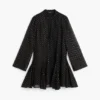 Kurzes Plumetis-Kleid