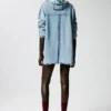 Kurzes Sweatshirt-Kleid