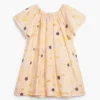 Kurzärmeliges Kleid mit Blumenmuster Kurzärmeliges Kleid mit Blumenmuster