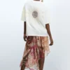 Kurzärmeliges Strick-T-Shirt