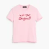 Kurzärmeliges Strick-T-Shirt