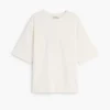 Kurzärmeliges Strick-T-Shirt
