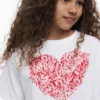 Kurzärmeliges T-Shirt mit Herz Kurzärmeliges T-Shirt mit Herz