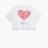 Kurzärmeliges T-Shirt mit Herz Kurzärmeliges T-Shirt mit Herz