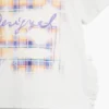 Kurzärmeliges T-Shirt mit Karomuster Kurzärmeliges T-Shirt mit Karomuster
