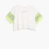 Kurzärmeliges T-Shirt mit Pailletten