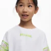 Kurzärmeliges T-Shirt mit Pailletten