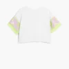 Kurzärmeliges T-Shirt mit Pailletten