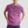 Kurzärmeliges T-Shirt mit Schriftzug