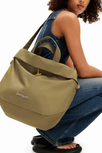 L Wendbare Nylon-Tasche
