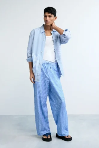 Lange gestreifte Hose Lange gestreifte Hose