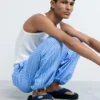 Lange gestreifte Hose Lange gestreifte Hose