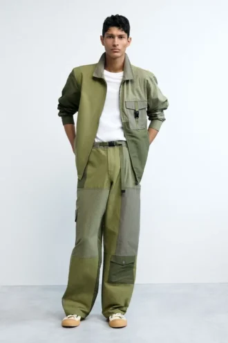 Lange Hose im Military-Stil