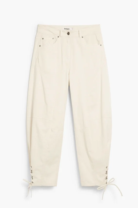 Lange Hose mit Bindegürtel Lange Hose mit Bindegürtel