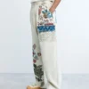 Lange Hose mit Blumenmuster Lange Hose mit Blumenmuster