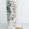 Lange Hose mit Blumenmuster Lange Hose mit Blumenmuster