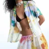Lange Hose mit Blumenprint