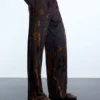 Lange Hose mit Flockdruck