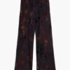 Lange Hose mit Flockdruck