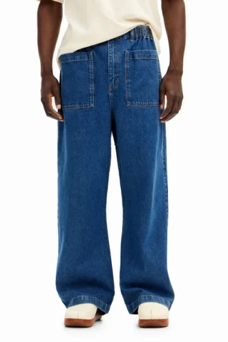Lange Jeans mit Taschen Lange Jeans mit Taschen
