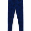 Lange Leggings mit Blumenmuster