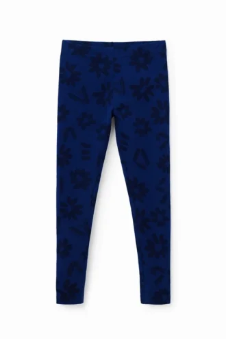 Lange Leggings mit Blumenmuster