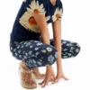 Lange Leggings mit Blumenmuster Lange Leggings mit Blumenmuster