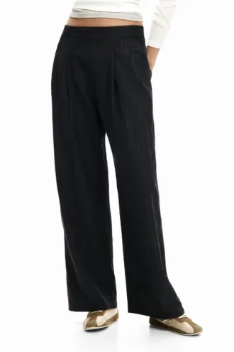 Lange Plissee-Hose