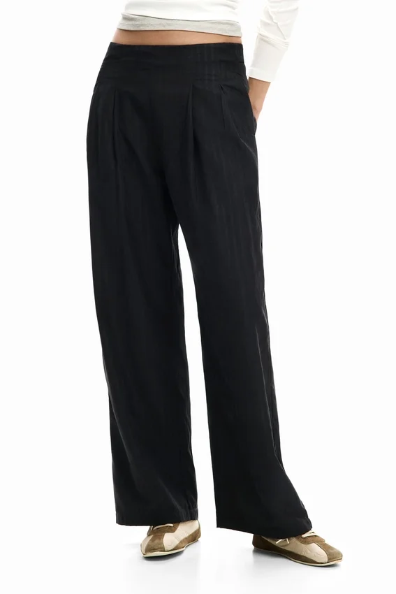 Lange Plissee-Hose Lange Plissee-Hose