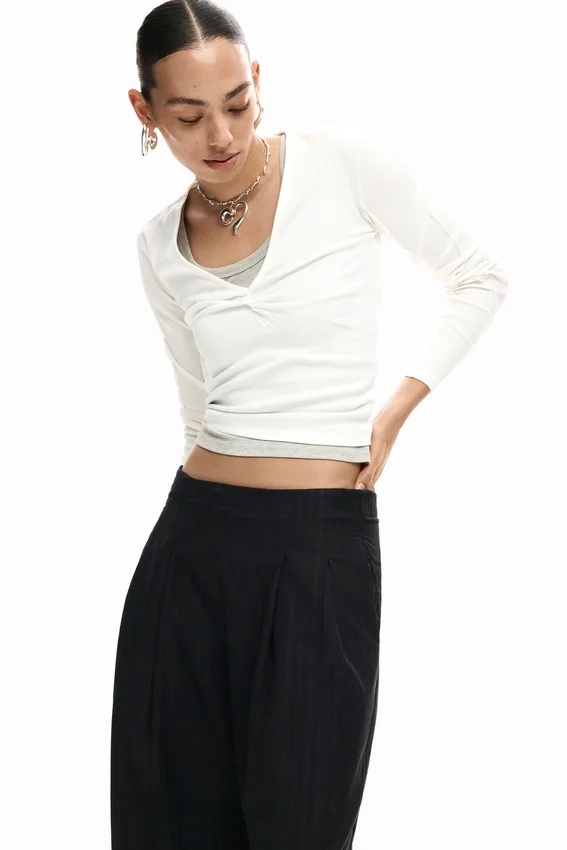 Lange Plissee-Hose Lange Plissee-Hose