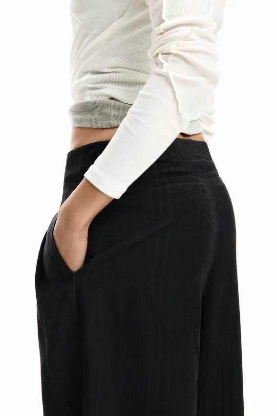 Lange Plissee-Hose Lange Plissee-Hose
