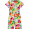 Langer Jumpsuit mit Blumenmuster Langer Jumpsuit mit Blumenmuster